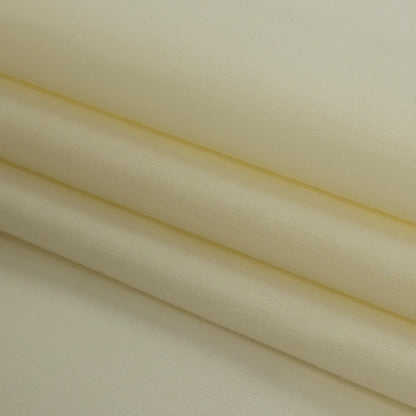 Cotton and Polyester Poplin by Theory - Cream Folded