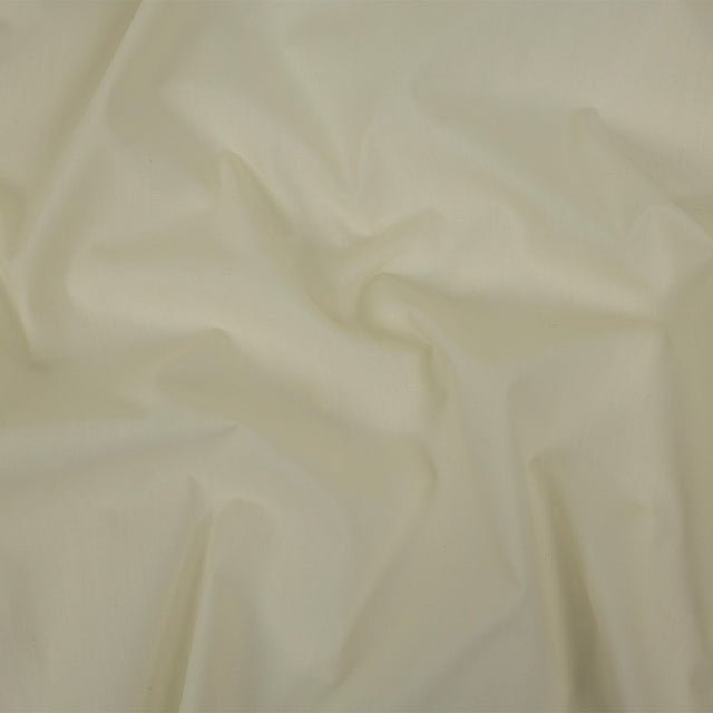 Cotton and Polyester Poplin by Theory - Cream