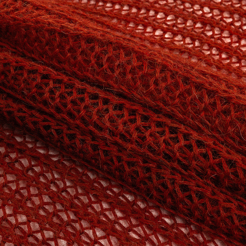 Clay Chunky Wool Sweater Knit Folded