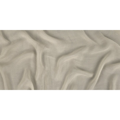 Canolli Cream Crinkled Viscose Double Cloth Crepe Full