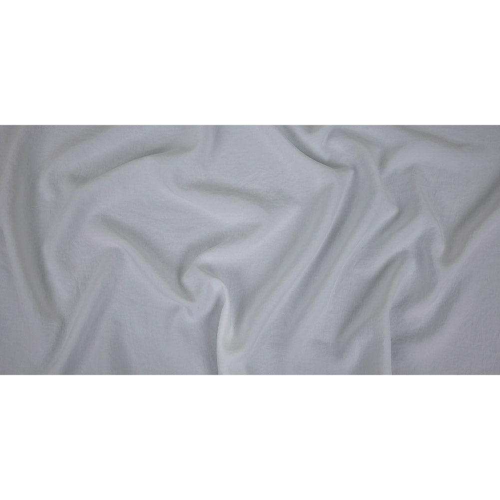 Optic White Stretch Polyester Woven Full