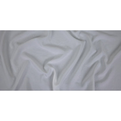 Optic White Stretch Polyester Woven Full