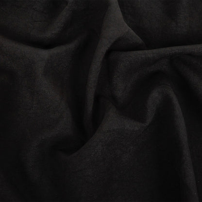 Black Stretch Polyester Woven