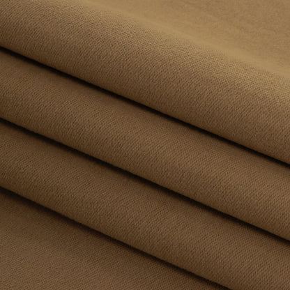 Beige Brushed Cotton Twill Folded