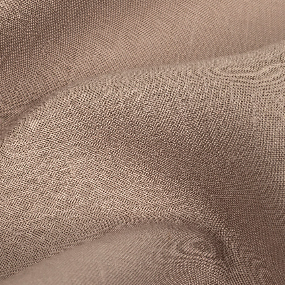 Dusty Mauve Linen and Rayon Woven Detail