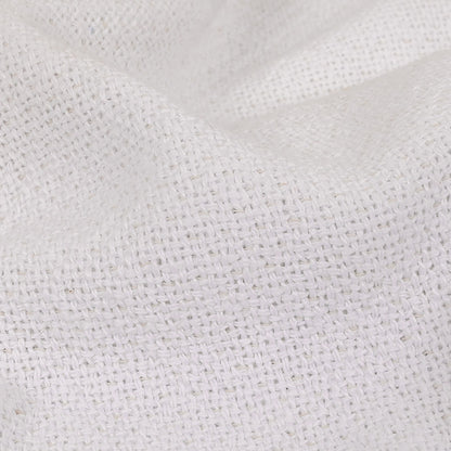 Italian Sugar Swizzle Twill and Basketweave Cotton Double Cloth Detail