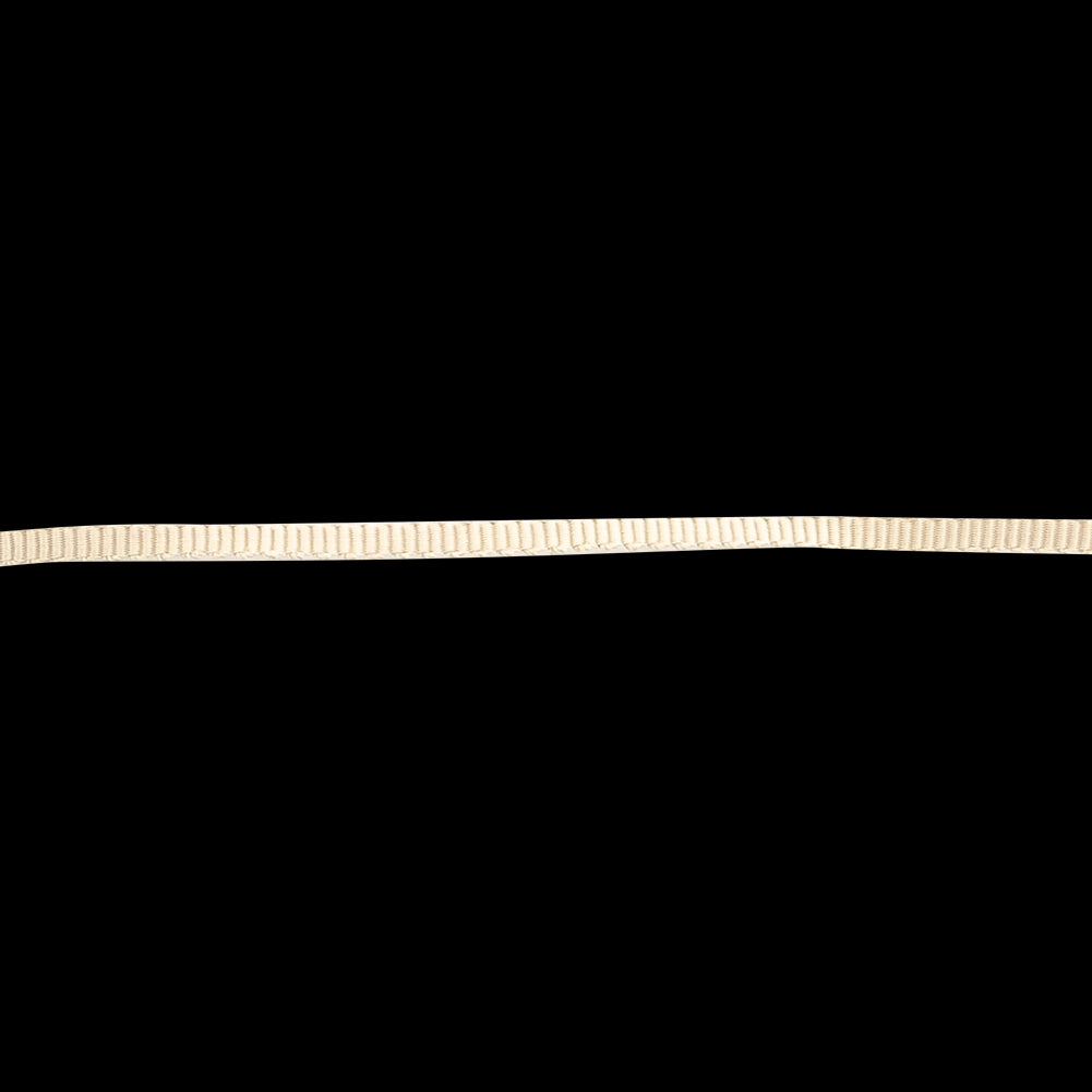 Wood Ash Petersham Grosgrain Ribbon - 0.125" Detail