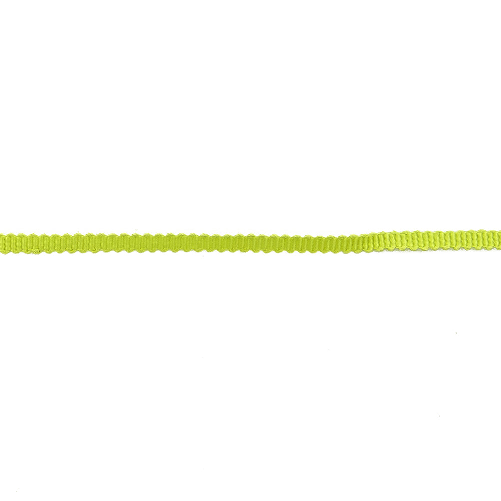 Lime Petersham Grosgrain Ribbon - 0.125" Detail