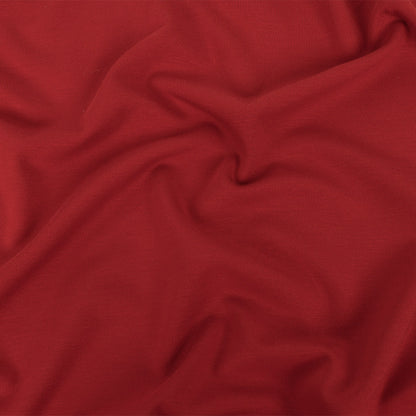 Italian Paprika Red Stretch Viscose Ponte de Roma