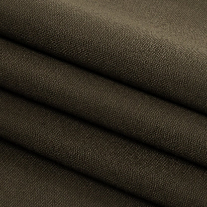 Italian Brown Stretch Ponte Knit Folded