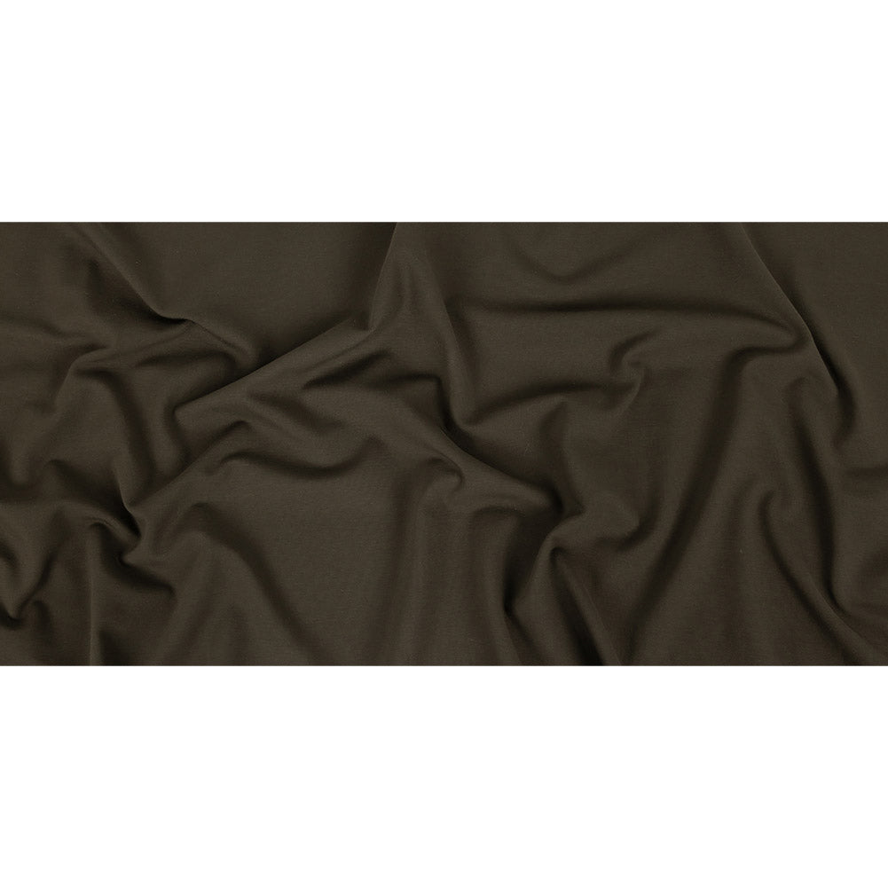 Italian Brown Stretch Ponte Knit Full