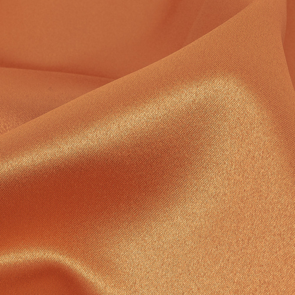 Polyester Satin - Amber Ale - Reverie Collection Detail