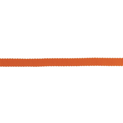 Bright Orange Petersham Grosgrain Ribbon - 0.25" Detail