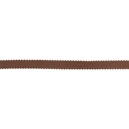 Aztec Brown Petersham Grosgrain Ribbon - 0.25" Detail