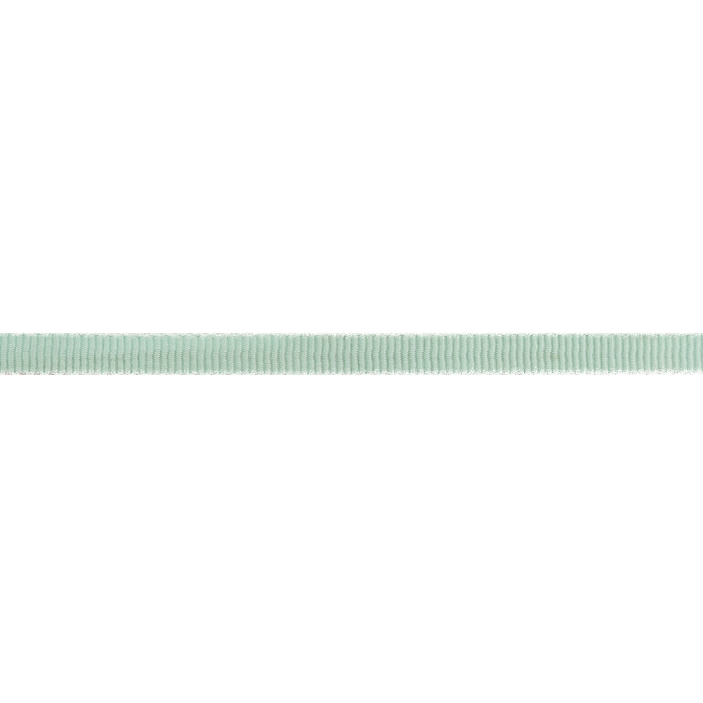 Fair Aqua Petersham Grosgrain Ribbon - 0.25" Detail