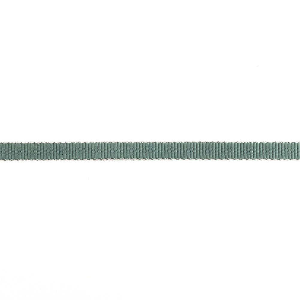Sage Petersham Grosgrain Ribbon - 0.25" Detail