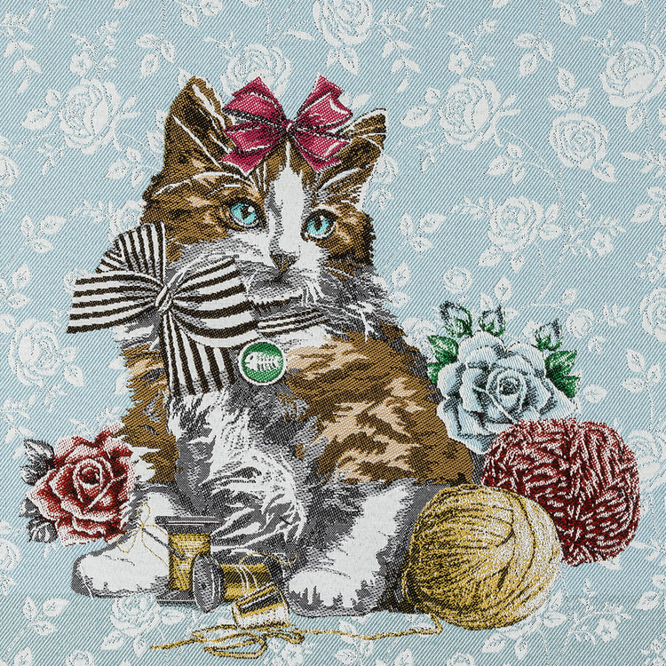 template--25130090922057__main-French Light Blue Posed with a Bow Cotton Blend Oversized Square Patch - 18.875"