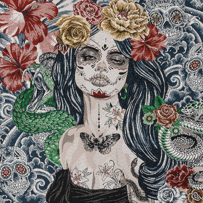 French Blue A Dark Romance Oversized Square Patch - 18.875"