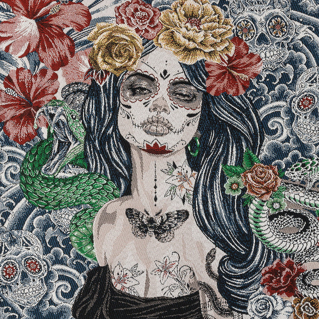 French Blue A Dark Romance Oversized Square Patch - 18.875"