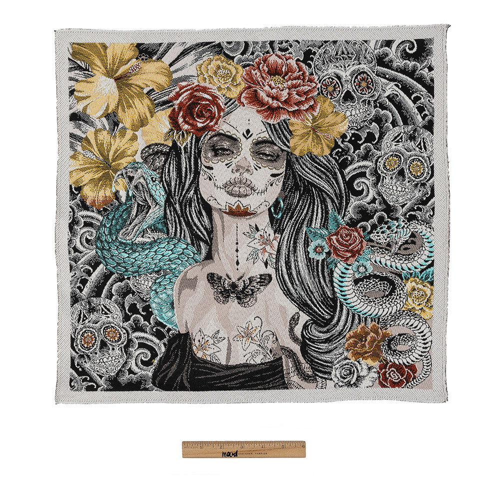 French Noir A Dark Romance Oversized Square Patch - 18.875" Full