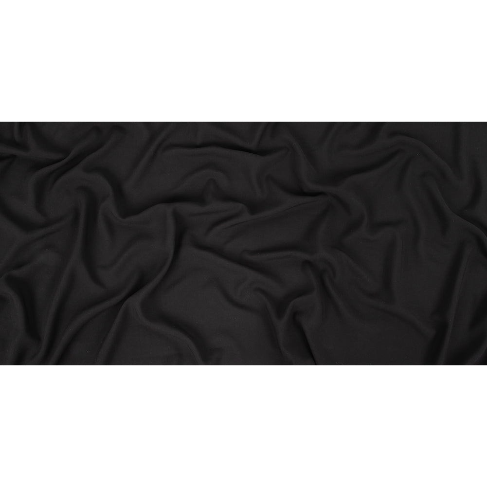 Caldwell Black Ultra Soft Sustainable Rayon Poplin - Full