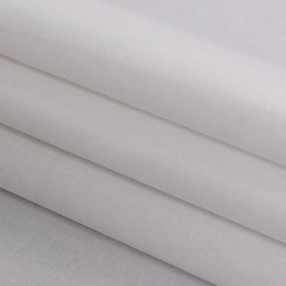 Preston White Organic Cotton Twill Folded