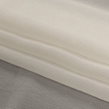 Famous Australian Designer White Viscose Georgette Folded