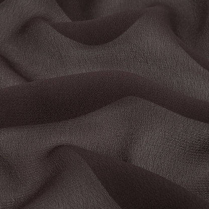 Famous Australian Designer Charcoal Viscose Georgette Detail