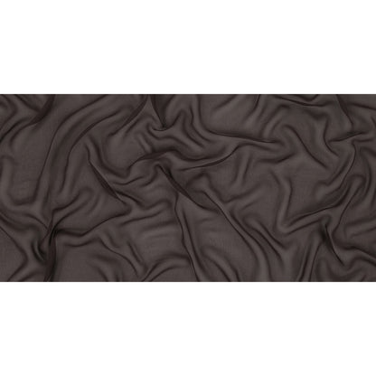 Famous Australian Designer Charcoal Viscose Georgette Full