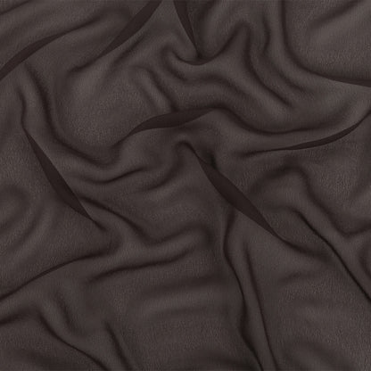 Famous Australian Designer Charcoal Viscose Georgette