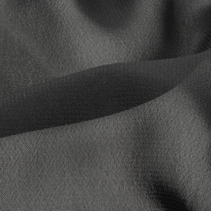 Famous Australian Designer Black Polyester Georgette Detail