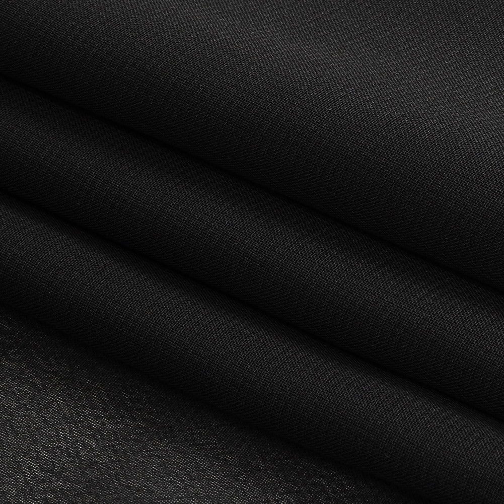 Famous Australian Designer Black Polyester Georgette Folded