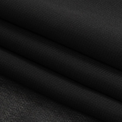 Famous Australian Designer Black Polyester Georgette Folded