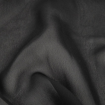 Famous Australian Designer Black Polyester Georgette Detail