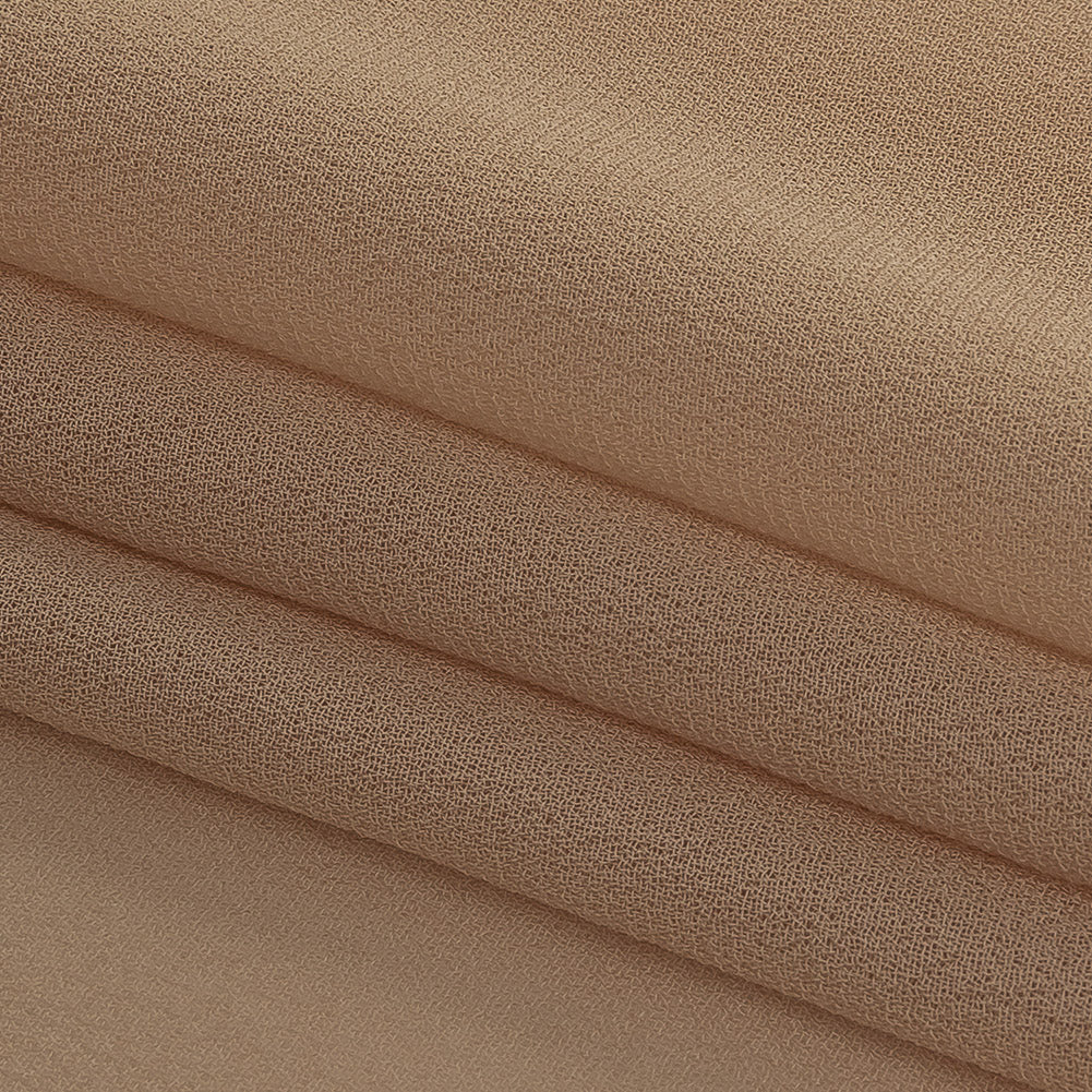 Famous Australian Designer Hazelnut Viscose Georgette Folded