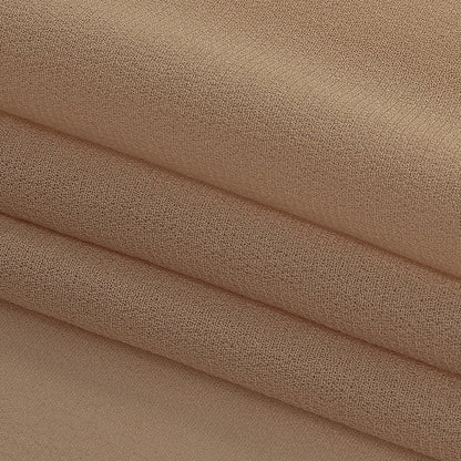 Famous Australian Designer Hazelnut Viscose Georgette Folded