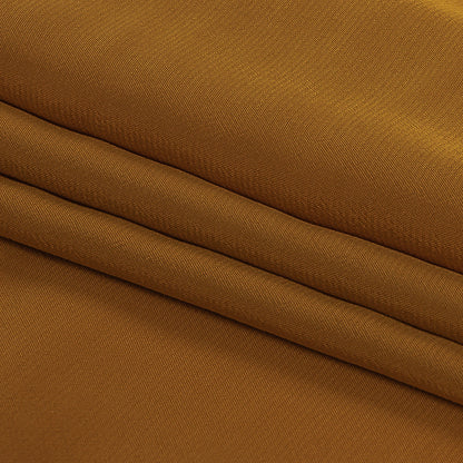 Famous Australian Designer Butterscotch Crepe de Chine Viscose Lining Folded