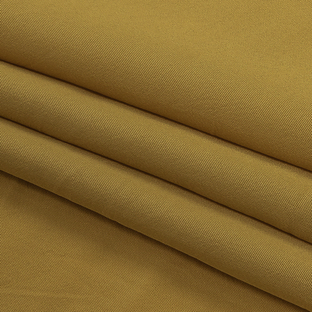 Famous Australian Designer Gold Crepe de Chine Viscose Lining Folded