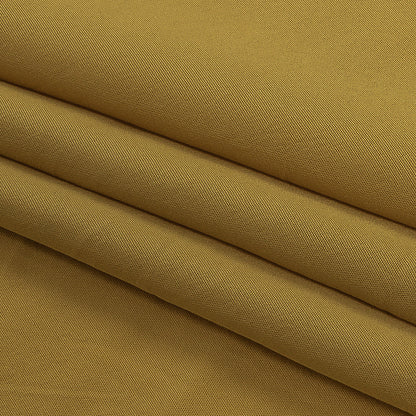 Famous Australian Designer Gold Crepe de Chine Viscose Lining Folded