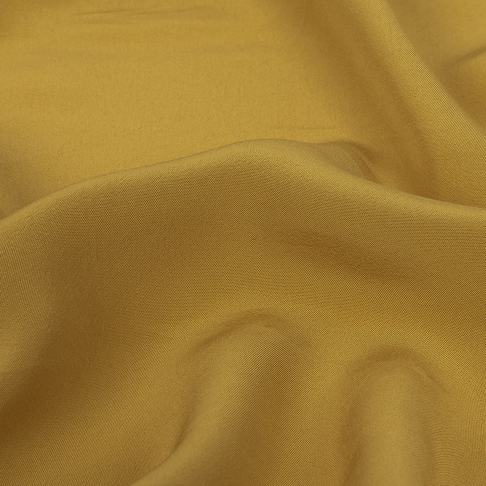 Famous Australian Designer Gold Crepe de Chine Viscose Lining Detail