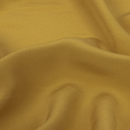 Famous Australian Designer Gold Crepe de Chine Viscose Lining Detail