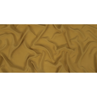 Famous Australian Designer Gold Crepe de Chine Viscose Lining Full