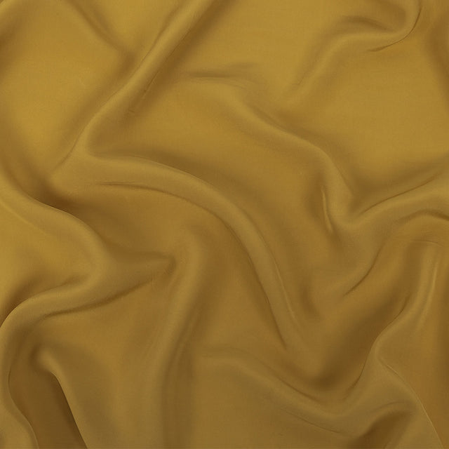 Famous Australian Designer Gold Crepe de Chine Viscose Lining