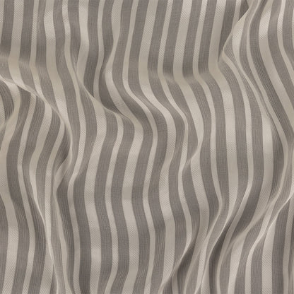 Famous Australian Designer Papyrus Crinkled Silk Chiffon with Twill Stripes