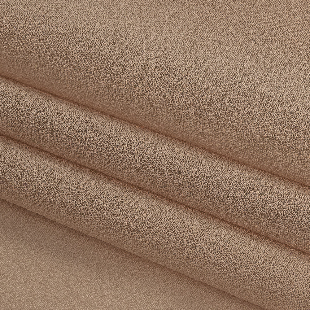 Famous Australian Designer Nougat Viscose Georgette Folded