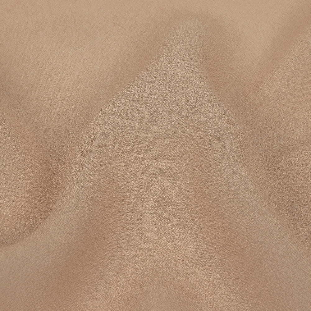 Famous Australian Designer Nougat Viscose Georgette Detail