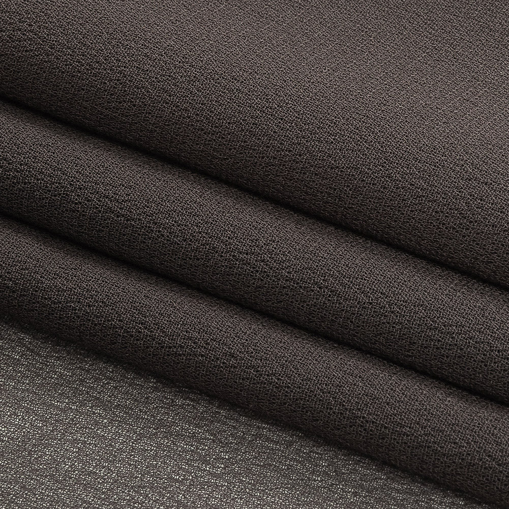 Famous Australian Designer Black Viscose Georgette Folded