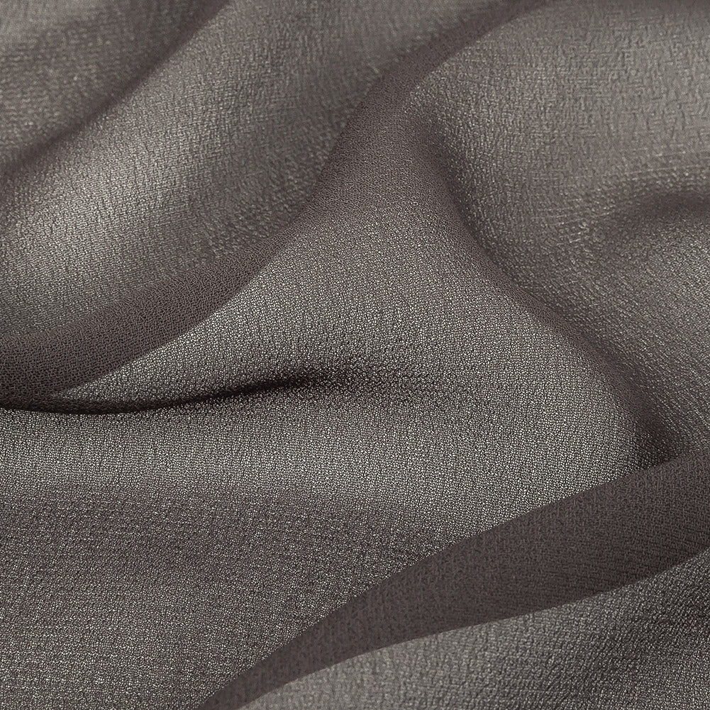 Famous Australian Designer Black Viscose Georgette Detail