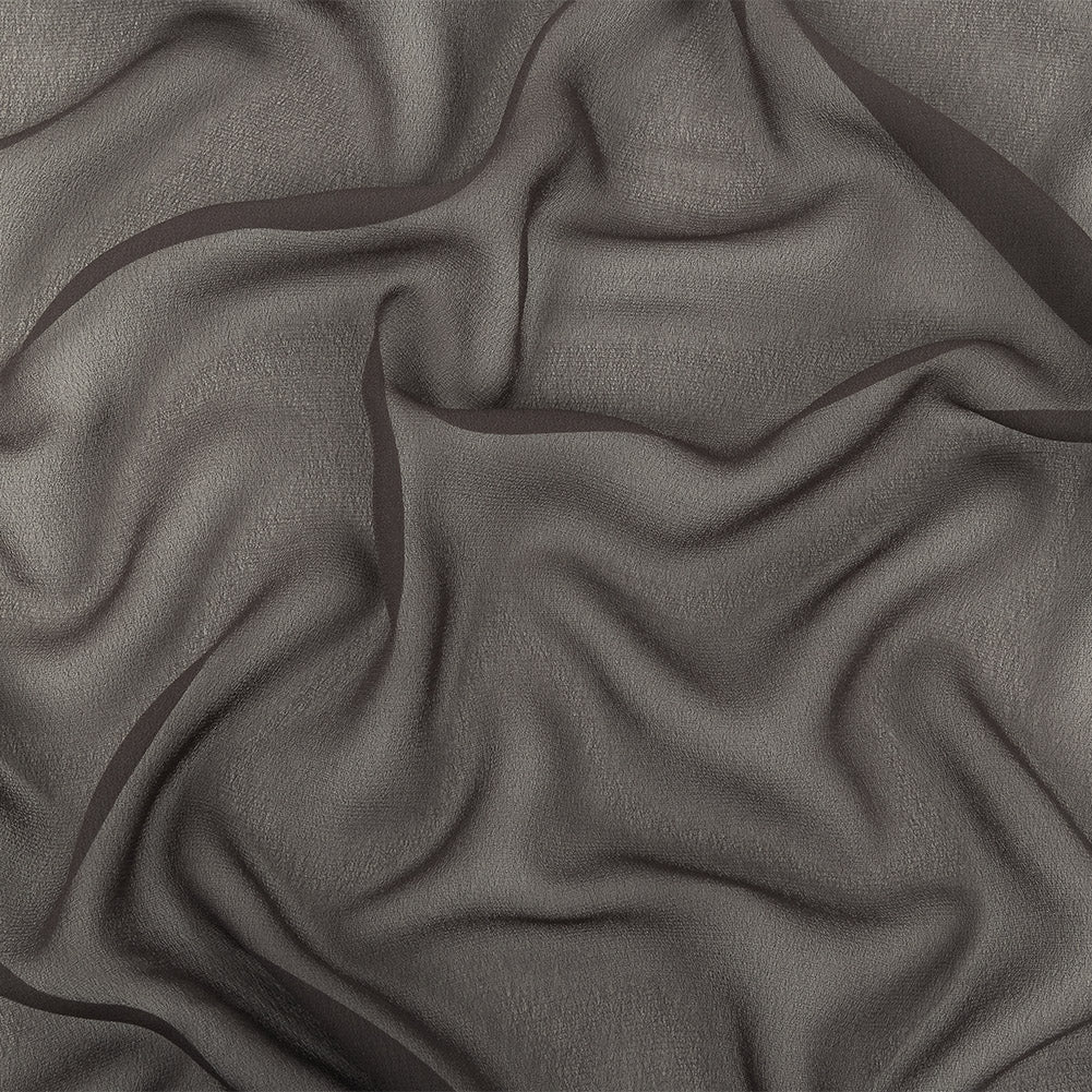 Famous Australian Designer Black Viscose Georgette