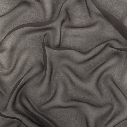Famous Australian Designer Black Viscose Georgette